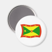 Grenada-Flag-Magnet Magnet (Vorderseite/Rückseite)