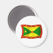 Grenada-Flag-Magnet Magnet (Vorderseite/Rückseite)