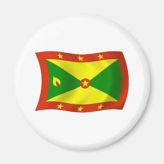 Grenada-Flag-Magnet Magnet (Vorne)