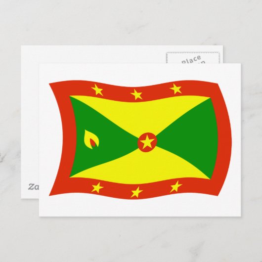 Grenada Flag Postkarte (Vorne/Hinten)