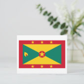Grenada Flag Postkarte (Stehend Vorderseite)