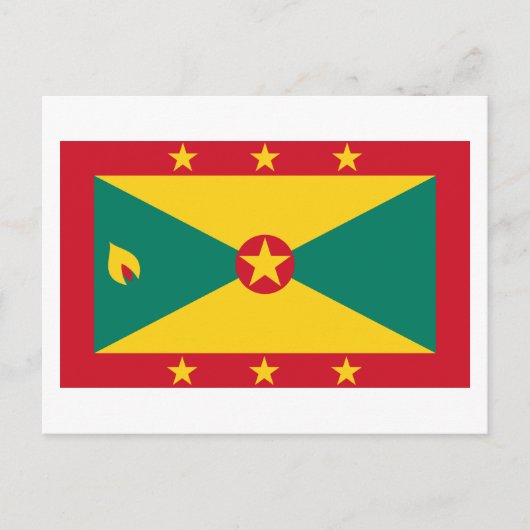 Grenada Flag Postkarte (Vorderseite)