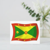 Grenada Flag Postkarte (Stehend Vorderseite)
