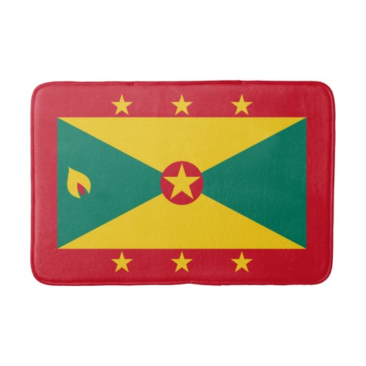 Grenada-Flagge Badematte (Vorderseite)