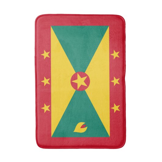Grenada-Flagge Badematte (Vorderseite Vertikal)