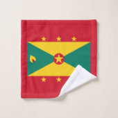 Grenada-Flagge Badhandtuch Set (Waschlappen)