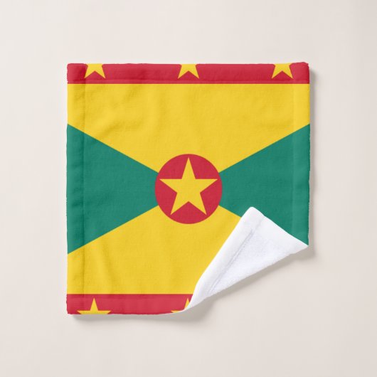 Grenada-Flagge Badhandtuch Set (Waschlappen)
