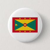Grenada-Flagge Button (Vorderseite)