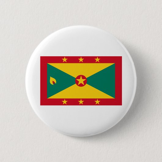 Grenada-Flagge Button (Vorderseite)