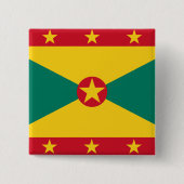 Grenada-Flagge Button (Vorderseite)