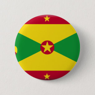 Grenada-Flagge Button