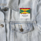 Grenada-Flagge Button (Beispiel)