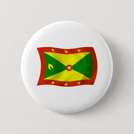 Grenada-Flagge-Button Button (Vorderseite)