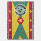 Grenada-Flagge Decke (Vorderseite Vertikal)