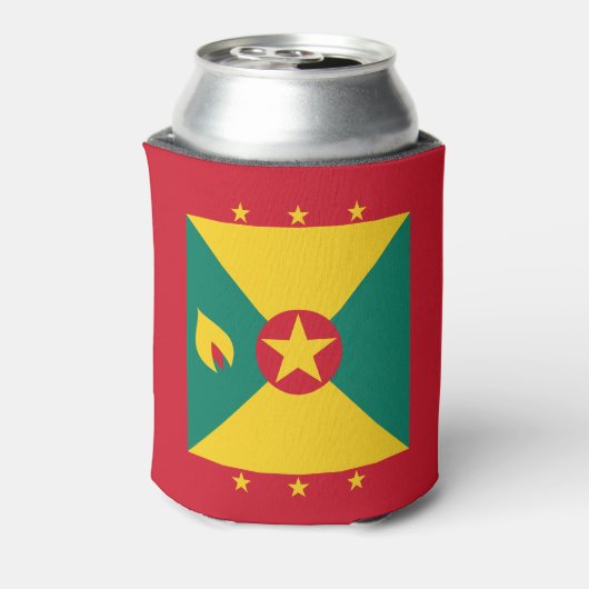 Grenada-Flagge Dosenkühler (Kanne Rückseite)