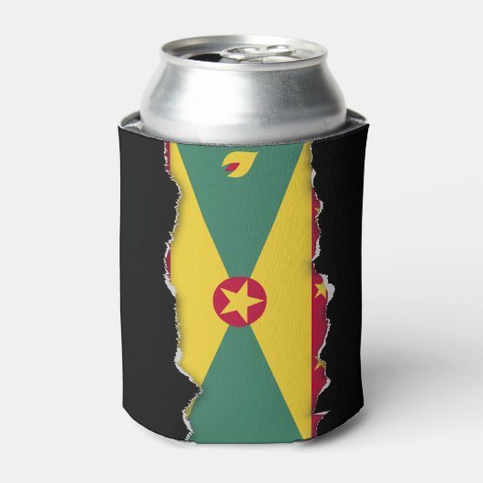 Grenada-Flagge Dosenkühler (Kanne Vorderseite)