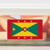 Grenada-Flagge Etiketten (Befestigt)