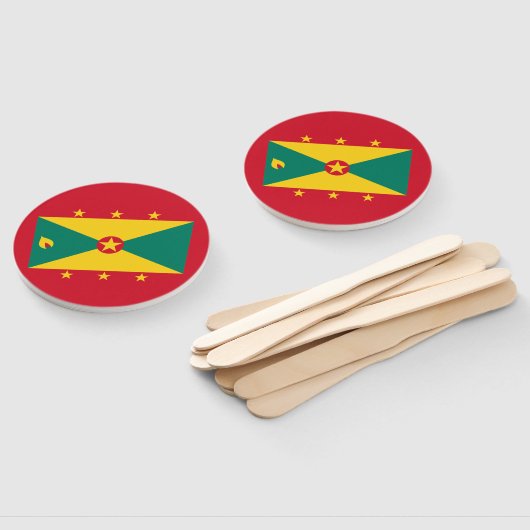 Grenada-Flagge Fächer (Non-assembled)