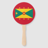 Grenada-Flagge Fächer (Vorderseite)