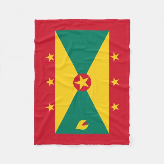 Grenada-Flagge Fleecedecke (Vorderseite)