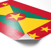 Grenada-Flagge Fotodruck (Ecke)