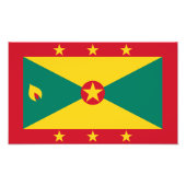 Grenada-Flagge Fotodruck (Vorne)