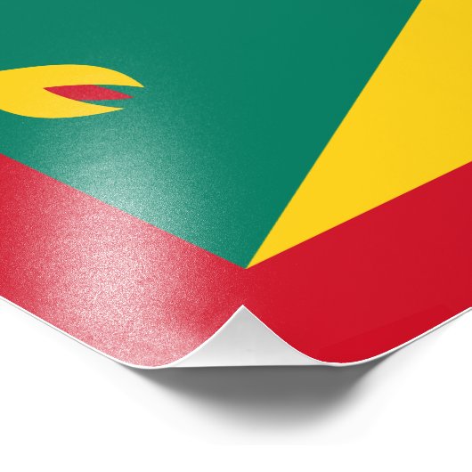 Grenada-Flagge Fotodruck (Ecke)