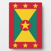 Grenada-Flagge Fotoplatte (Vorderseite)