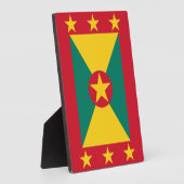 Grenada-Flagge Fotoplatte (Seite)