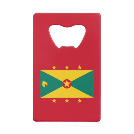 Grenada-Flagge Geldbeutel Flaschenöffner (Vorderseite)