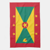 Grenada-Flagge Geschirrtuch (Vertikal)