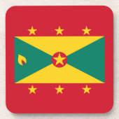 Grenada-Flagge Getränkeuntersetzer (Vorderseite)