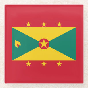 Grenada-Flagge Glasuntersetzer