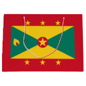 Grenada-Flagge Große Geschenktüte (Vorderseite)