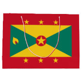 Grenada-Flagge Große Geschenktüte (Rückseite)