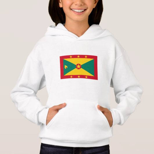 Grenada-Flagge Hoodie (Vorderseite)