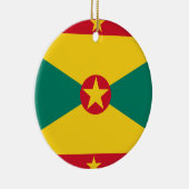 Grenada-Flagge Keramik Ornament (Rechts)