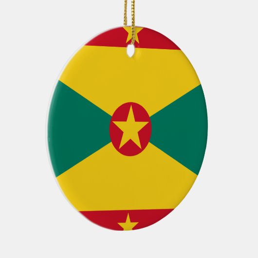Grenada-Flagge Keramik Ornament (Rechts)