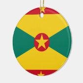 Grenada-Flagge Keramik Ornament (Links)