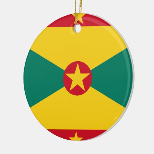 Grenada-Flagge Keramik Ornament (Links)