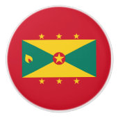 Grenada-Flagge Keramikknauf (Vorderseite)