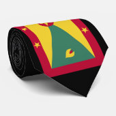 Grenada-Flagge Krawatte (Gerollt)