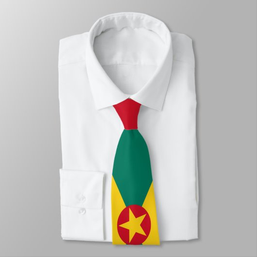 Grenada-Flagge Krawatte (Gebunden)