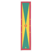 Grenada-Flagge Kurzer Tischläufer (Vorderseite)