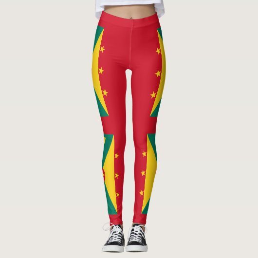 Grenada-Flagge Leggings (Vorderseite)