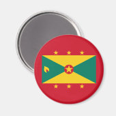 Grenada-Flagge Magnet (Vorderseite/Rückseite)