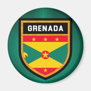 Grenada-Flagge Magnet