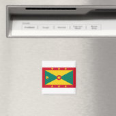Grenada-Flagge Magnet (In Situ (Geschirrspüler))