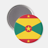 Grenada-Flagge Magnet (Vorderseite/Rückseite)