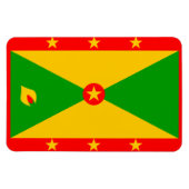Grenada-Flagge Magnet (Horizontal)